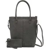 Zebra trends Shopper met Etui Natural Bag Kartel XL Croco Zwart