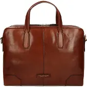 The bridge Vespucci Briefcase brown damestas
