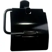 Badstuber Soho toiletrolhouder mat zwart
