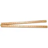 Skandia Duimstok 1M Hout 4Dlg