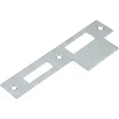 Nemef Deurbeslag | Sluitplaat | | 127 x 23.3/43.8 mm (RVS)