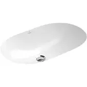 Villeroy & Boch Villeroy en Boch O.novo onderbouwwastafel 60x35cm met overloop zonder kraangatbank wit