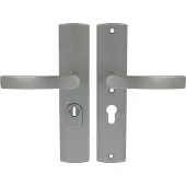 Axa Veiligheidsbeslag (Curve Plus) Inox geslepen : Kruk-Kruk (model Blok) PC55 met kerntrekbeveiliging SKG***
