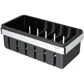 Geesa Douchemand Frame 21 cm Zwart Chroom