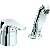 Ideal standard Cerasprint kappersmengkraan met uittrekbare handdouche met straalregalaar chroom