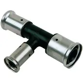 Henco persfitting met 3 aansluiting 11pk, pvdf, t-stuk
