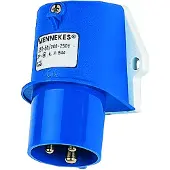 MENNEKES Muurplug, Kabels + Stekkers, Blauw