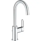 GROHE Bauedge L-Size wastafelkraan met waste chroom