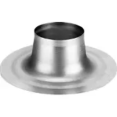 Burgerhout Aluminium plakplaat voor rookgasdoorvoer 200 mm