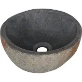 Saniclear Natural riviersteen toilet waskom 23-25cm