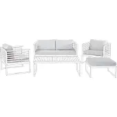 Beliani BERMUDA - Kussenhoezen set - Beige - Polyester