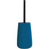 Allibert Wc-borstel Met Houder O Touch - Keramiek - Vrijstaand - Blauw Soft Touch