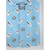 Allibert Douchegordijn Swim Polyester 180x200cm