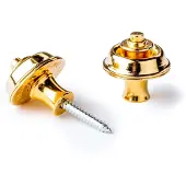 Dunlop SLS1104G Straplok Originele Strap Retainer Systeem, Goud
