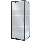 Kerra Tomar douchecabine 90x90x190 vierkant zwart
