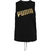 Puma Metal Splash Adjustable Sleeveless T-shirt Zwart S Vrouw