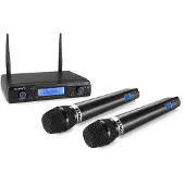 VONYX WM62 dubbele draadloze microfoon UHF - 16 kanaals