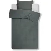 Marc O'Polo Dekbedovertrek Senja Green Katoen-140 x 200 / 220 cm | 1-Persoons