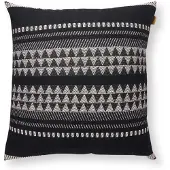 Malagoon Native Stripe Sierkussen 60 x 60 cm - Zwart