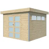 Makro Tuinhuis Lounge 295 x 295 cm stalen dak ge?soleerd