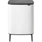 Brabantia Bo Touch Bin Hi Prullenbak 2 x 30 liter White