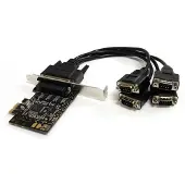 StarTech.com PEX4S553B - 4 Port RS232 PCI Express Serial Card w/