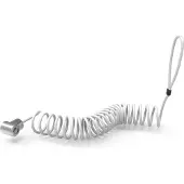 Maclocks Universele tablet locking - Maclocks - Zilver - Opgerolde kabel - Plakplaatje - Verhoogde veiligheid