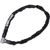 Kryptonite Keeper 465 Cijferslot - ketting met Geïntegreerd Combinatieslot – Kettingslot Fiets – Fietsslot Elektrische Fiets – 65 cm – Staal – Zwart