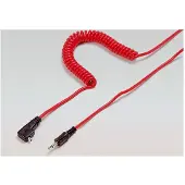 Kaiser Fototechnik CABLE SYNCHRO FLASH 10 m, PC/Jack 6,35mm aansluiting, rood - KAI1409