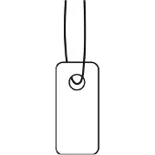 Herma Hanglabel 7x15 mm met draad wit 1000 st.