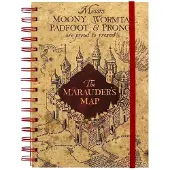 Pyramid Harry Potter - The Marauders Map A5 Wiro Notebook