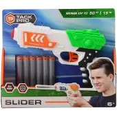 Johntoy Pistool Slider Junior 19 Cm Rood/zwart 7-delig
