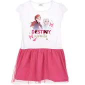 Disney Frozen Frozen jurk - Destiny awaits - wit/roze - maat 122/128 (8 jaar)