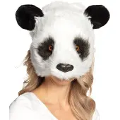 Boland Pluchen halfmasker Panda