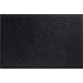 No name Deurmat Twister zwart 150cm