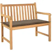 vidaXL Tuinbankkussen 100x50x3 cm oxford stof taupe
