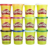 Play-Doh - 12 KLEUR WINTERPOTTEN (4OZ)