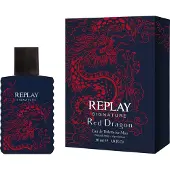 Replay Signature Red Dragon Eau de Toilette, 30 ml, sprayflacon
