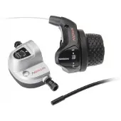 Shimano draaiversteller Nexus 3 SL 3S41E rechts zilver/zwart