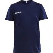Craft Squad Go sportshirt - donkerblauw Sport t-shirt Jongens/Meisjes Polyester V-hals - maat 134