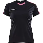 Craft T-Shirt Women Progress Jersey Contrast Black/Pop-S