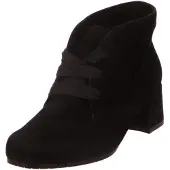Semler Boots 'Stiefelette Damen M4402 Mira H-Weite Echtleder in schwarz' zwart