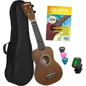 Cascha HH 3956 FR sopraan ukelele starter set (Frans)