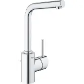 GROHE Concetto L wastafelkraan - Lood- en nikkelvrij water - Hoge uitloop - met klikwaste - chroom - 23851003