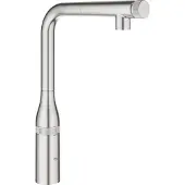 GROHE Essence SmartControl Keukenkraan - uittrekbare sproeikop - draaibaar - RVS - 31615DC0