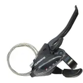 Shimano St-ef Brake Lever With Shifter Zilver 7s