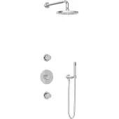 Hotbath Complete thermostatische douche inbouwset buddy 2 stopkranen chroom