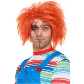 Smiffys Chucky pruik (oranje)