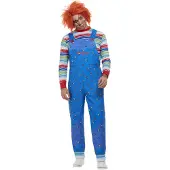Smiffy'S Heren Chucky Good Guys Fantasie Kostuum (Groot)
