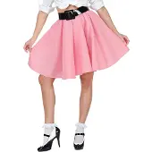 Finidi Rock 'n Roll rok voor dames in roze-S/L